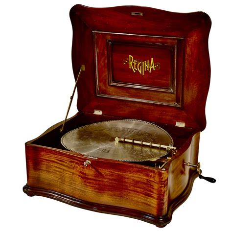 antique metal disc music box|vintage music box collectibles.